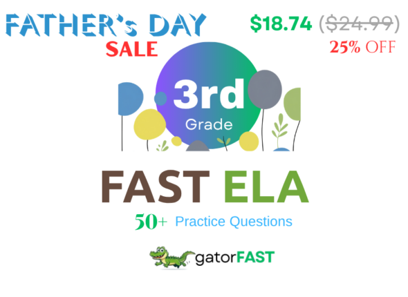 3rd Grade ELA Father's Day Sale