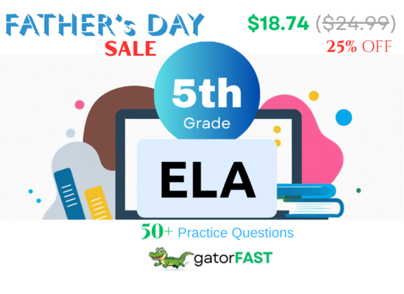5th Grade Father's Day SALE ELA